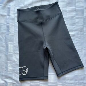 Ivory Ella High Rise Grey Biker Shorts